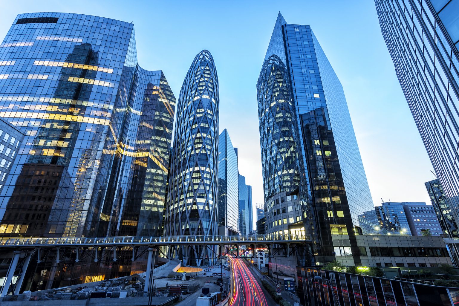 a low angle view of a building